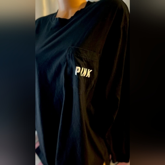 NWT Victorias Secret PINK Rainbow bling shirt S - Picture 2 of 2